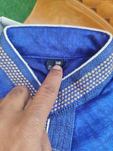 Royal Blue Kurta I have to wear it only once.