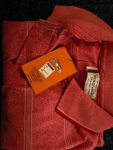Men&#39;s Striped Polo Shirt - Salmon