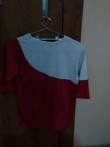 Stylish Two-Tone T-Shirt