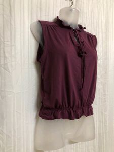 Morgan Purple Sleeveless Top