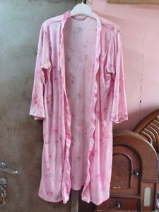 Pink Floral Robe