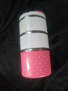 Cute Pink Tiffin Box