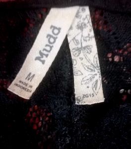 Elegant black lace bralette.