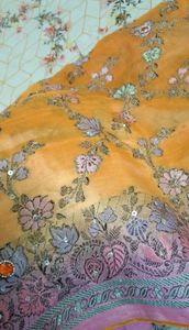 Tusser silk saree
