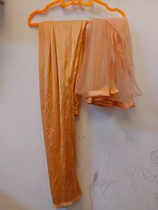 Party Wear Peach Embellished Anarkali