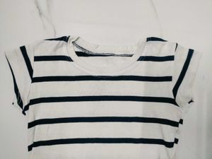 Printresty Black &amp; White STRIP TOP