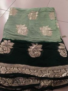Elegant Floral Design Saree