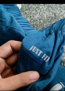 Blue Track Pants