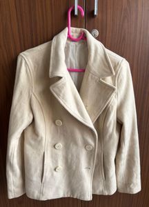 Cream OverCoat/Jacket