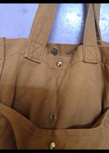 Brown Medium Sized Tote Bag