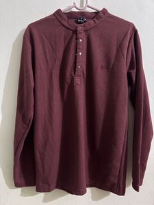 Maroon Long Sleeve Shirt