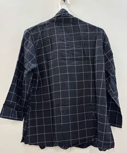 Checkered Tie Neck Shirt/Top