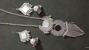 Silver Boho Jewelry Set