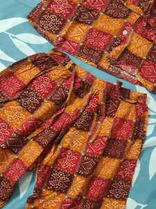 Vintage Bandhani Pajama Set