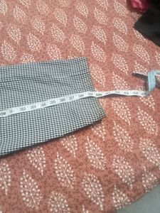 Smart Black And White Check Design Lower Cum Pant