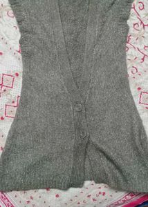 Gray Knit Vest