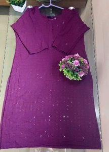 ✨ nice chicken clothe purple kurta