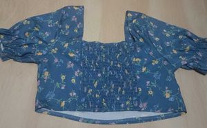 Floral Print Crop Top
