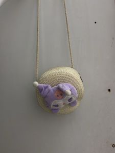 Kuromi Plush Crossbody Bag