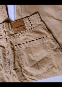 Khaki Wide Leg Pants