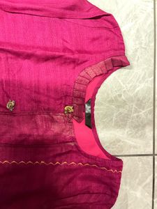 Elegant Maroon Anarkali Suit Set