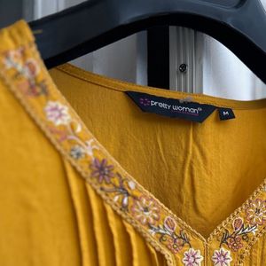 Stylish Mustard Top