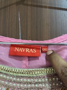 Pink Embroidered Kurta Set