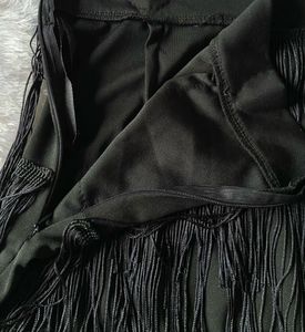 Shein Fringe Detail Mini Skirt
