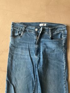 Wide Leg Cropped Jeans