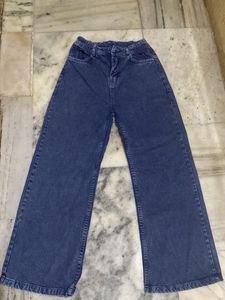 Wide Leg Denim Jeans