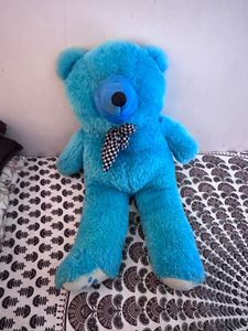 4 Feet Blue Teddy Bear In Really Good Condition