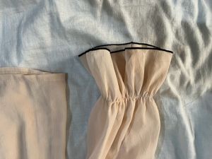 Cream Korean shirt top