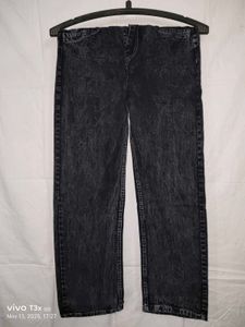 Black Acid Wash Jeans