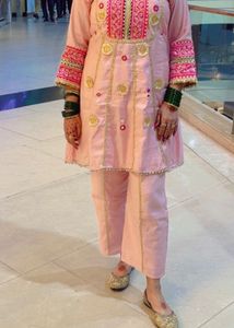 Pink Embroidered Salwar Kameez