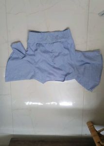 Cute Blue Eyelet Top