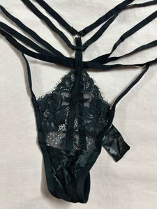 Lace Detail Thong