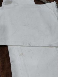 Zara White Flare Jeans