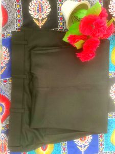 Mens Regular Fit Cotton Blend Formal Trouser