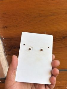 Gold toned textured geometric drop earrings