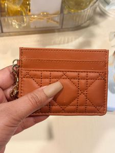 Dior Caro Freesia card holder with Charms