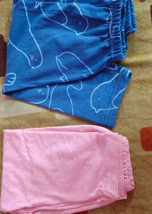 Cute Girls&#39; Leggings - Set of 2
