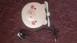 LED And Fan Portable  With Cable Charging