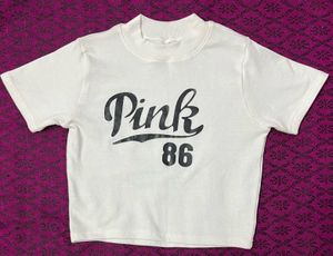 white crop top small