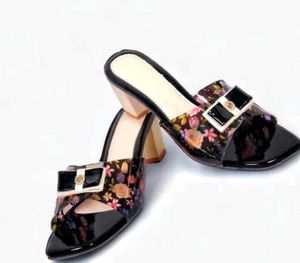 Floral Heels with Bow