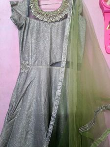 fix price beautifull 🛍️silvergreen gown 😍