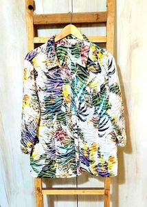 Cotton Multicour Printed Shirt Size-42-XL