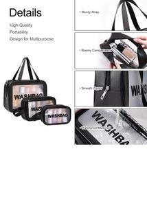 Clear Washbag Set New With Tag