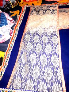 dark Navy Blue Saree For Women