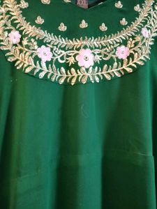 Fancy Floor Touch Gown At Clearance Sale