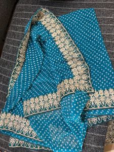 Bandhani Print Saree